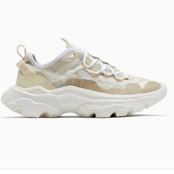 Sorel kinetic breakthru tech lace sneaker chalk white 7.5 NWOB - Picture 2 of 9